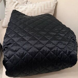 Black Quilted Bedding